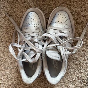 Nike Metallic Silver Sneakers